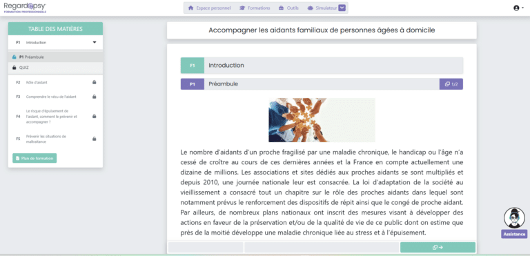 Un contenu de formation dynamique